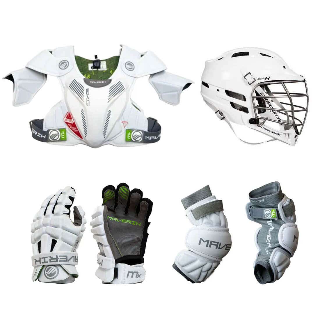 4-Piece Lacrosse Intermediate Set - CPV-R (No Stick)