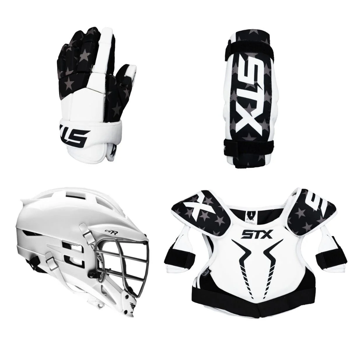4-Piece USA Youth Starter Set (CS-R Helmet - No Stick)