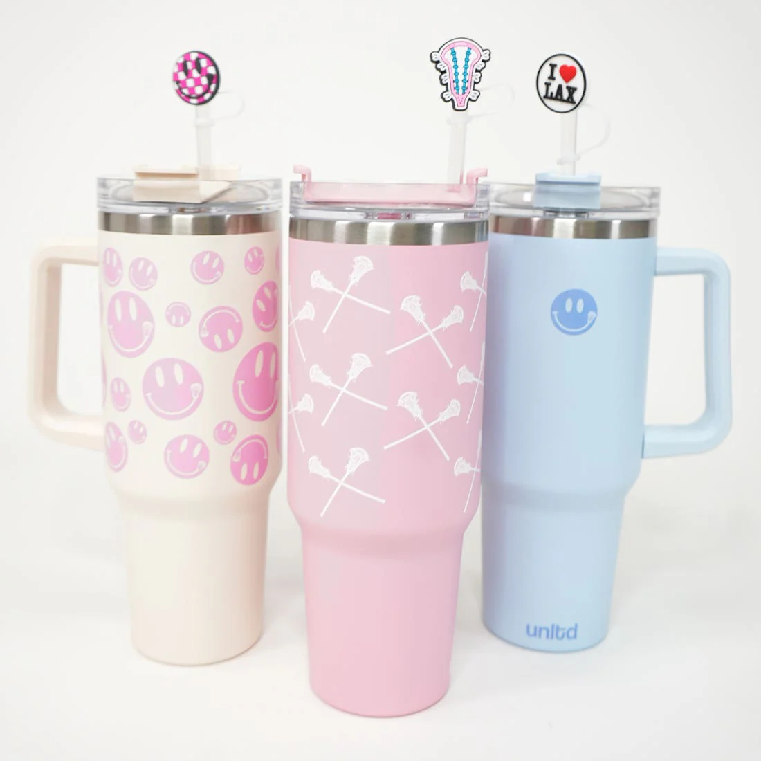 Lacrosse Straw Toppers - 4 Pack - Image 2