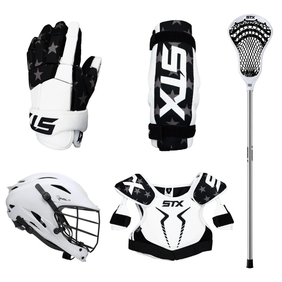 5-Piece USA Youth Starter Set (STX Rival Jr. Helmet)