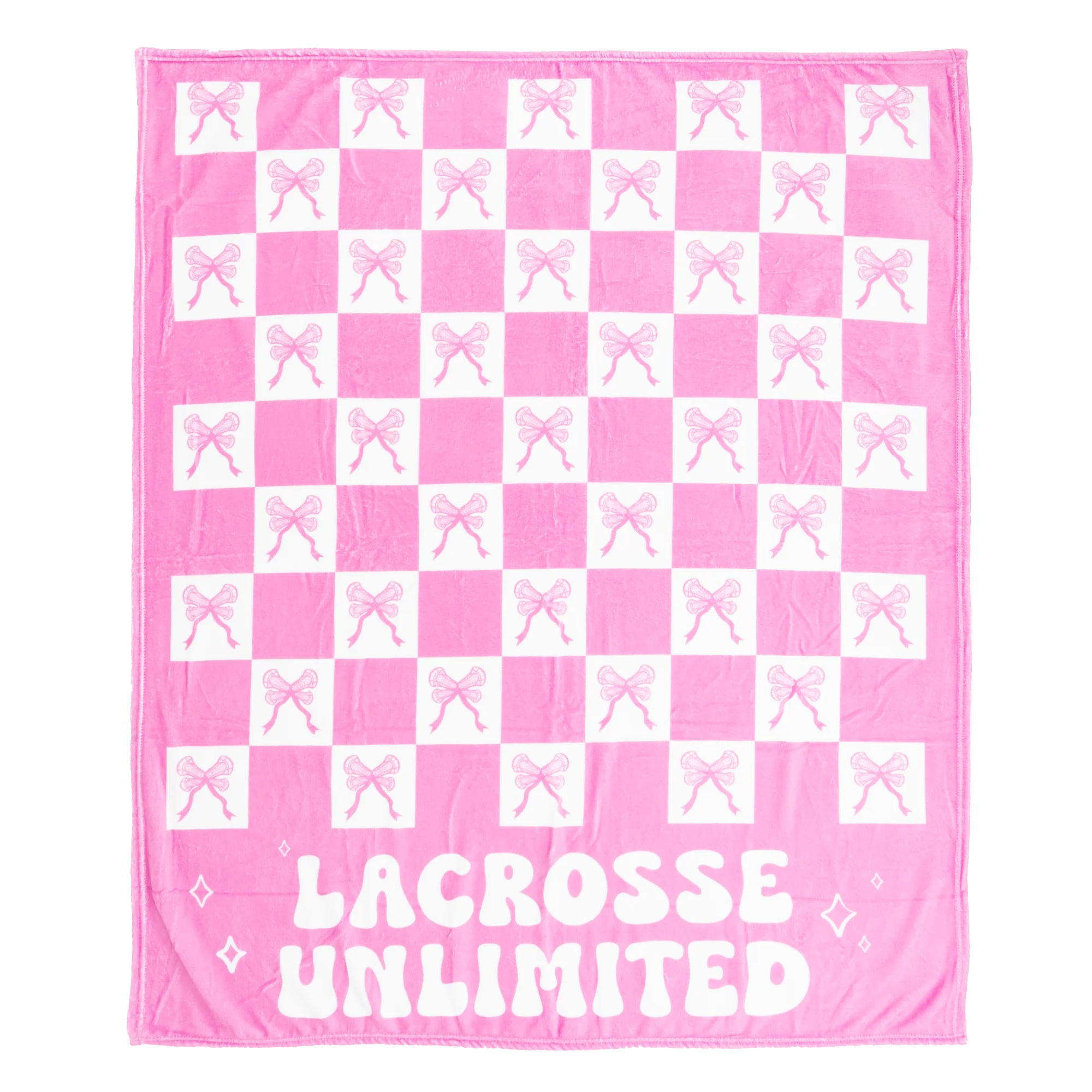 LU Pink Bows Blanket