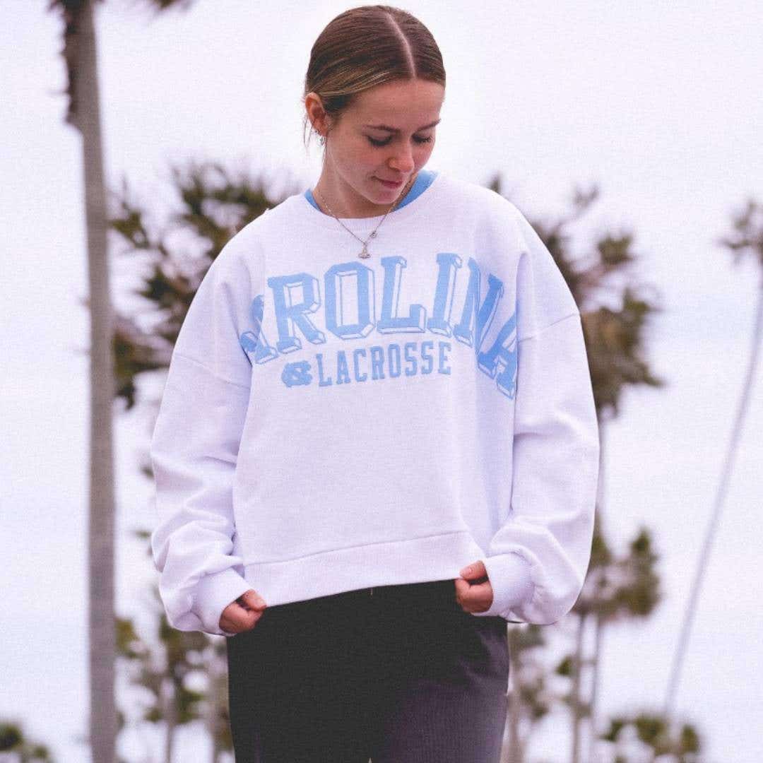 Carolina Lacrosse Adult Crewneck Sweatshirt - Image 2