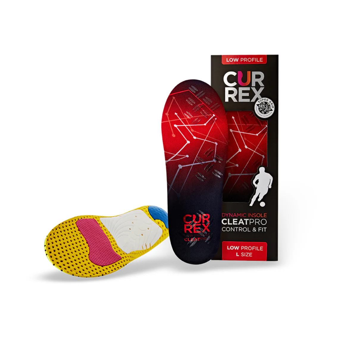 CURREX® CLEATPRO™ Insoles Low - Red - Image 3