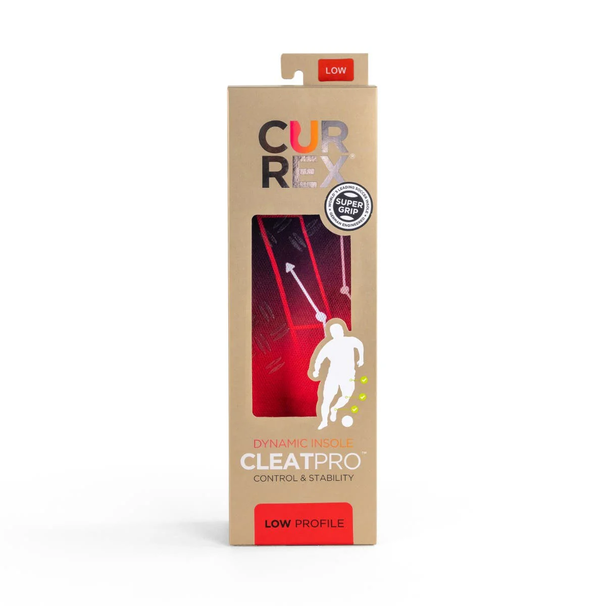 CURREX® CLEATPRO™ Insoles Low - Red - Image 6