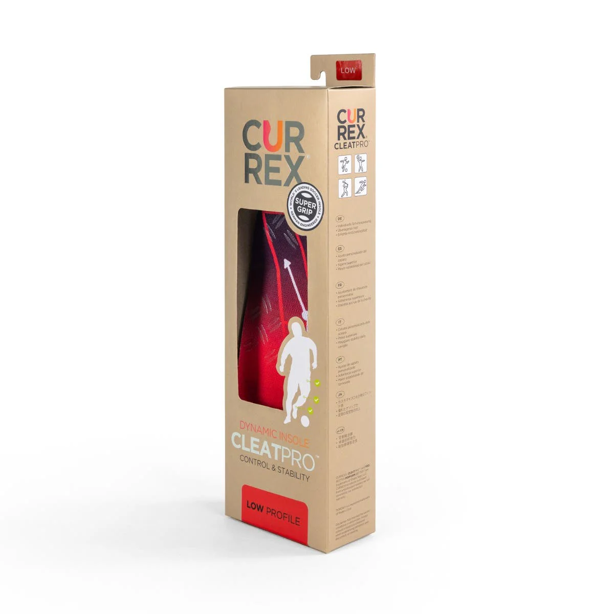 CURREX® CLEATPRO™ Insoles Low - Red - Image 8