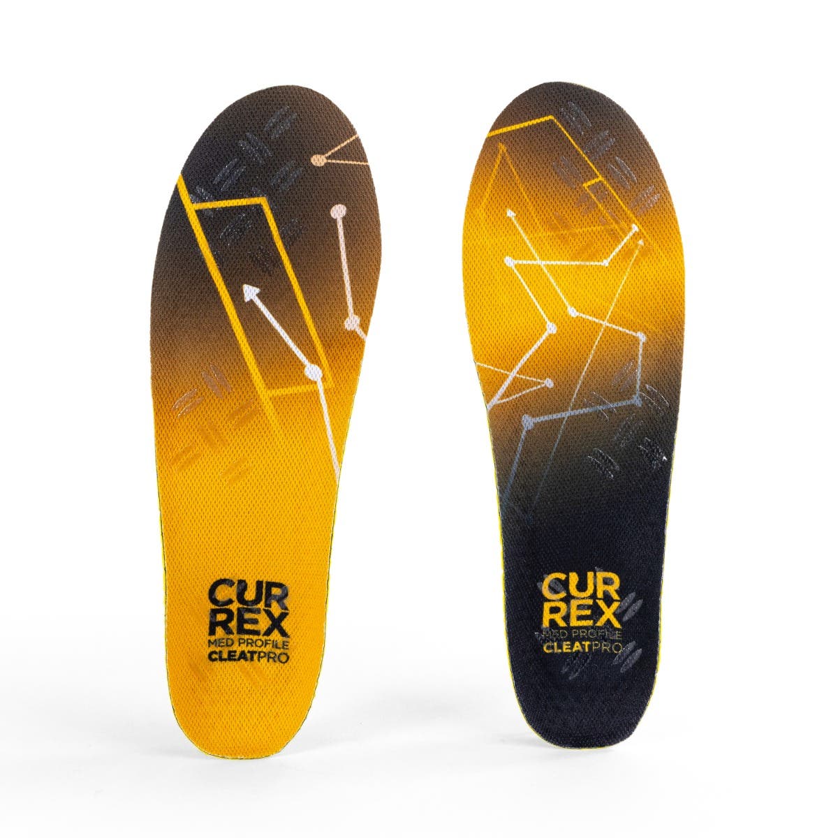 CURREX® CLEATPRO™ Insoles Medium - Yellow - Image 4