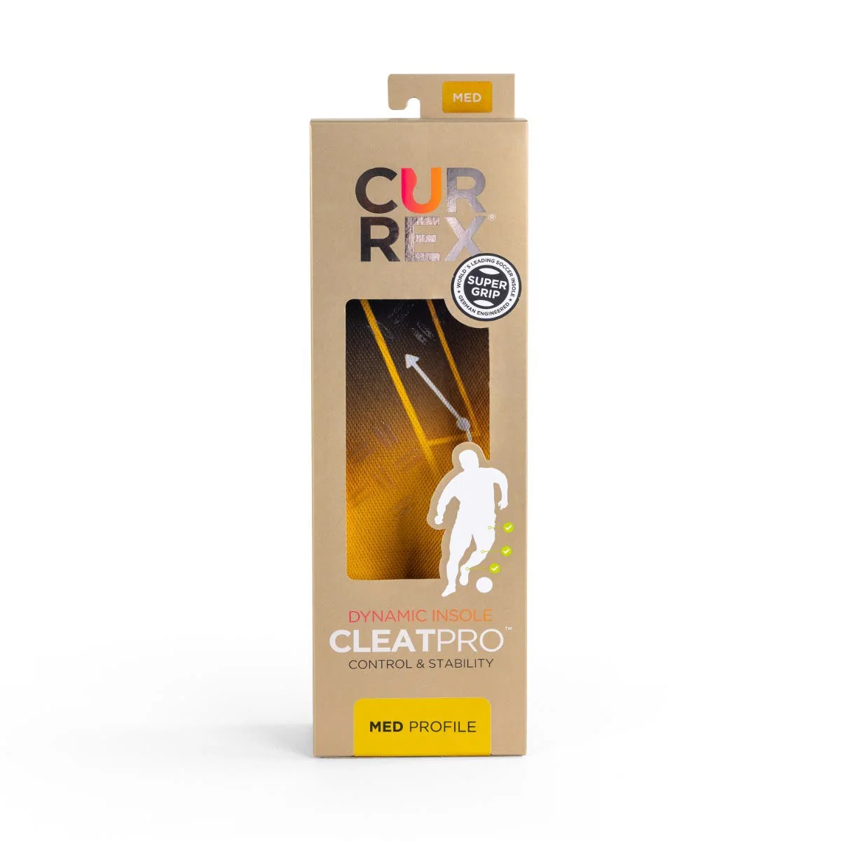 CURREX® CLEATPRO™ Insoles Medium - Yellow - Image 6