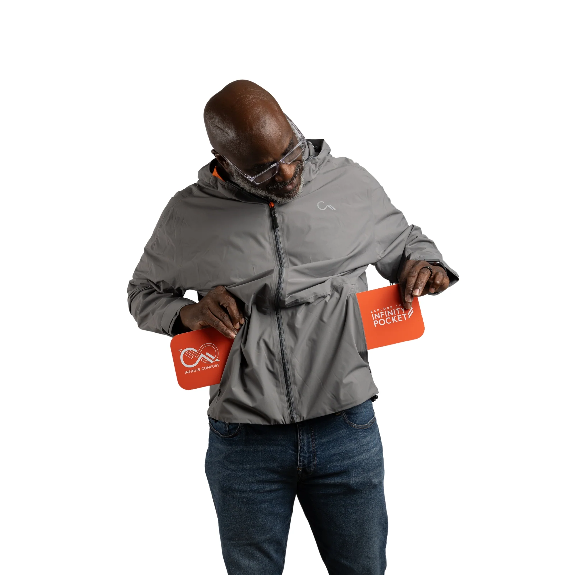 Constant Mountain Men's Infinity Pocket Sideline Rain Jacket - Image 6