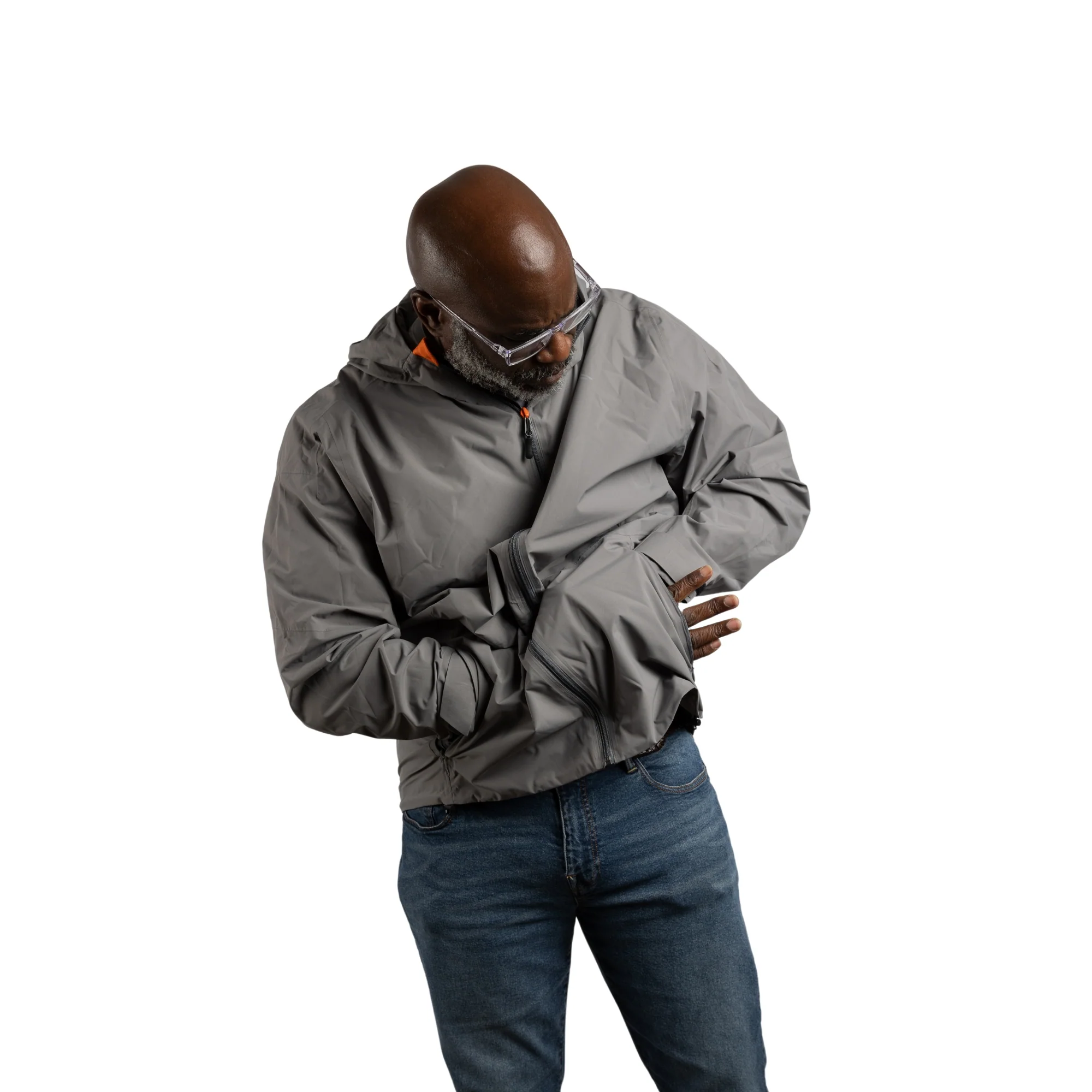 Constant Mountain Men's Infinity Pocket Sideline Rain Jacket - Image 7