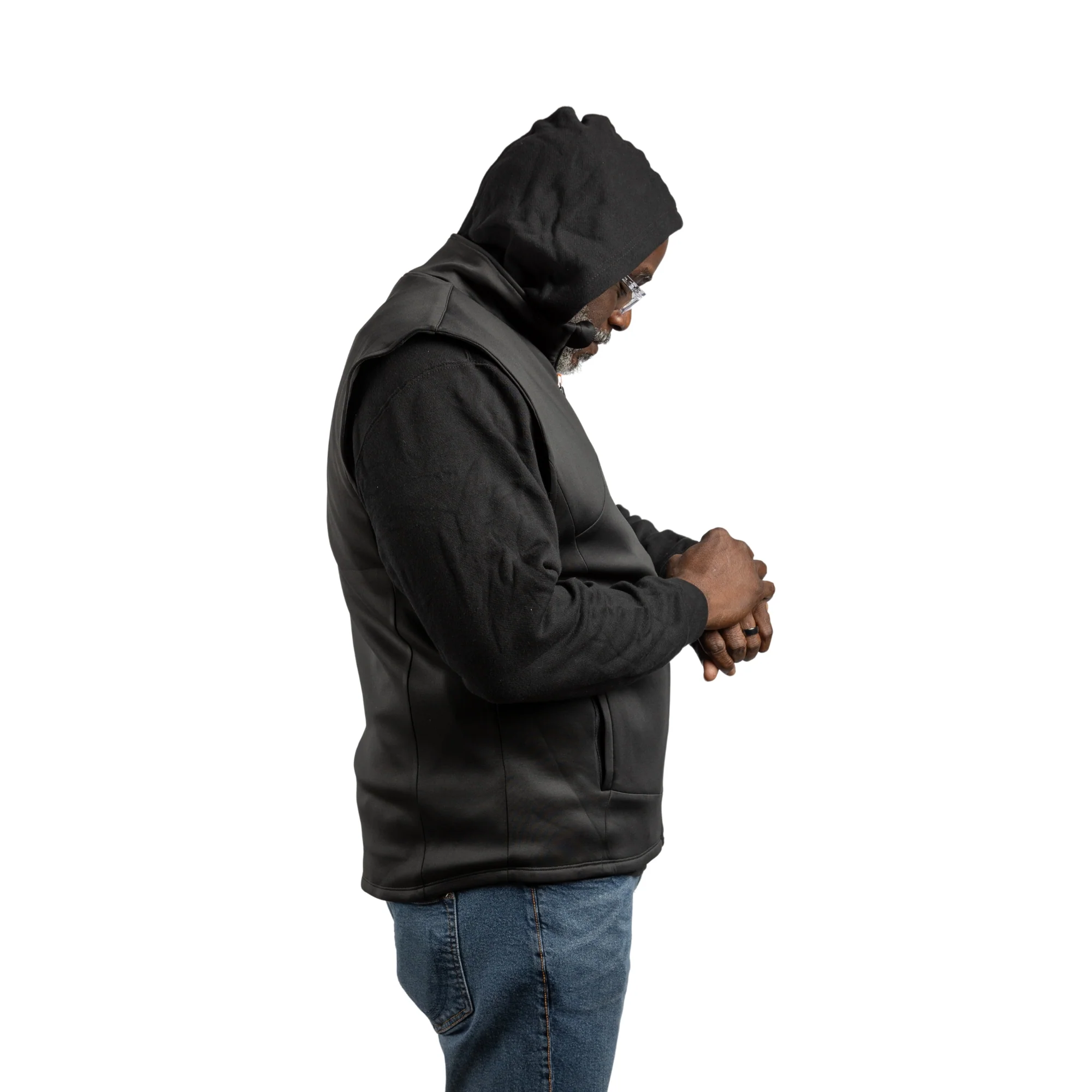 Constant Mountain Men's Black Infinity Pocket Sideline Vest - Image 6