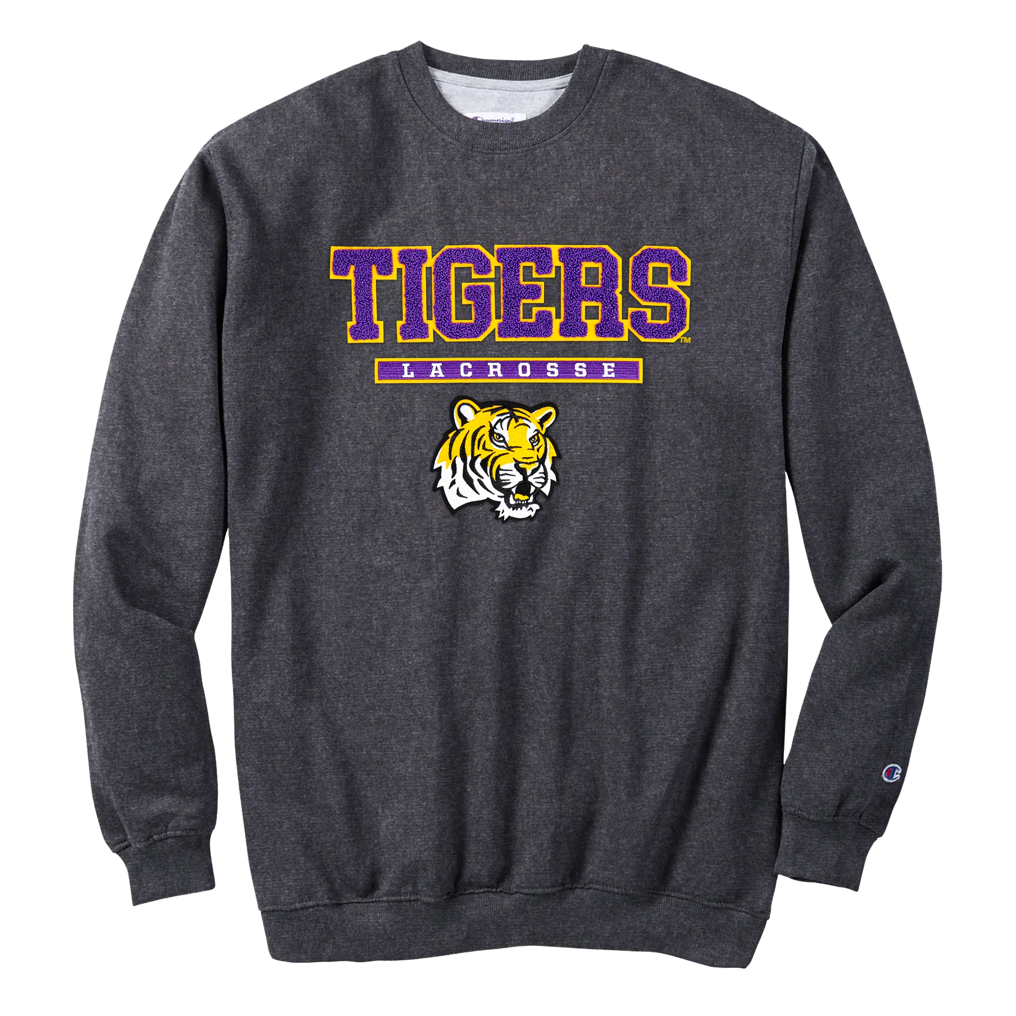 LSU Lacrosse Adult Crewneck