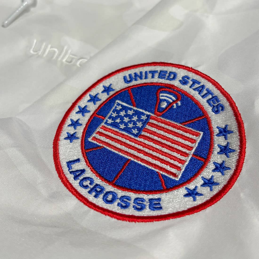 USA Women's Camo Lacrosse Crop Jacket - Image 4