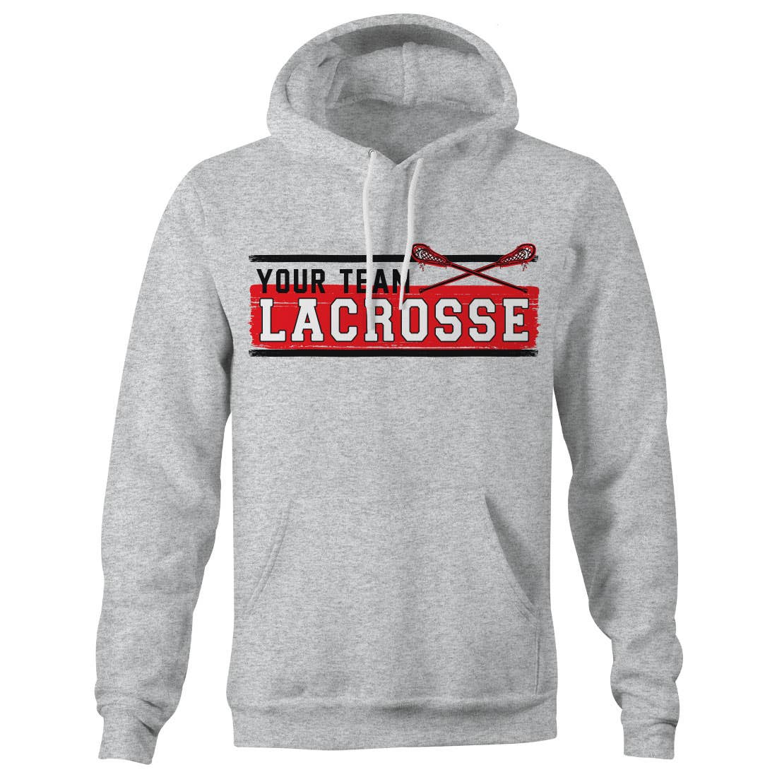Custom Block Lacrosse Hoodie