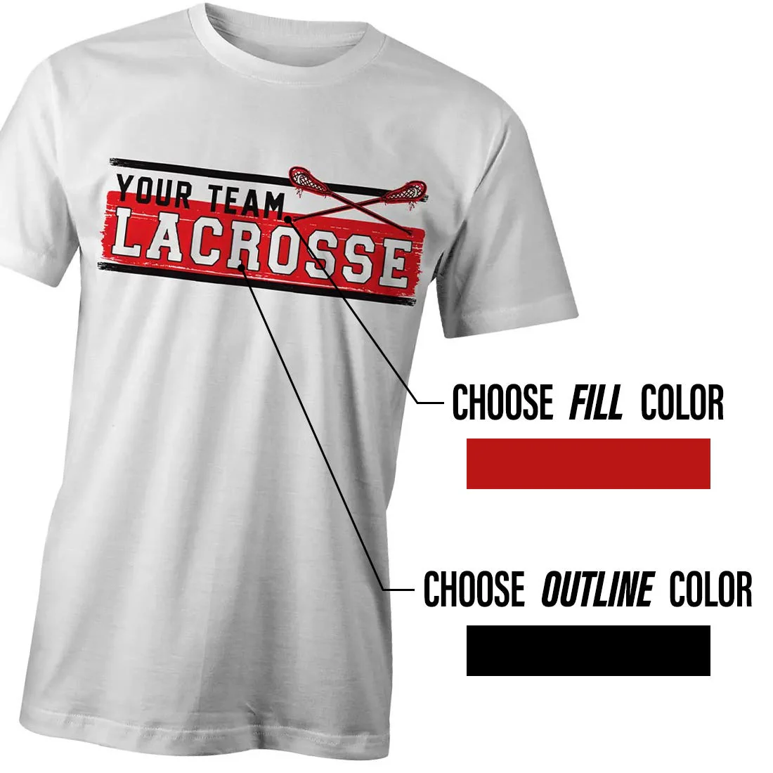 Custom Block Lacrosse Hoodie - Image 2