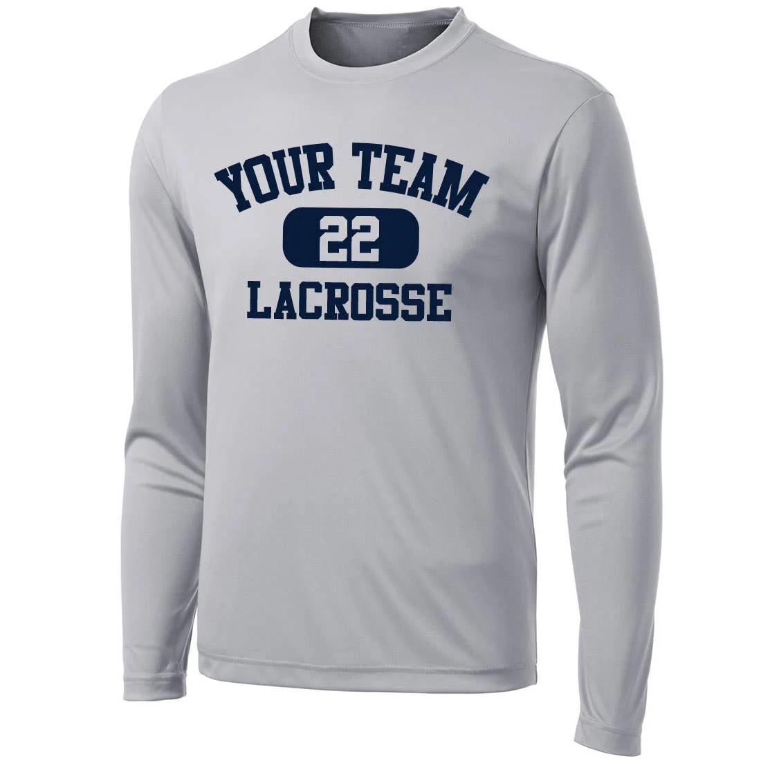 Custom Pill Long Sleeve Lacrosse Tee