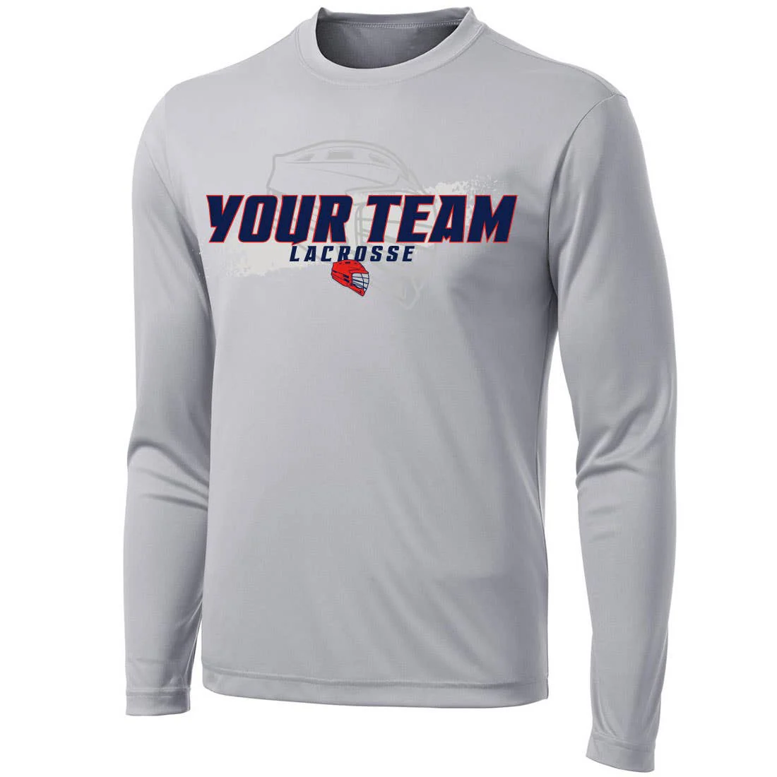 Custom Slash Long Sleeve Lacrosse Tee