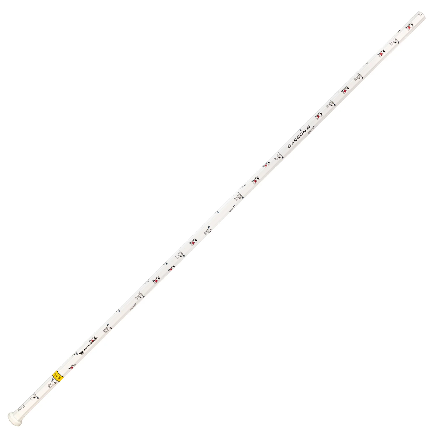 ECD Carbon 4.0 White Snoopy Defense Lacrosse Shaft - Image 4