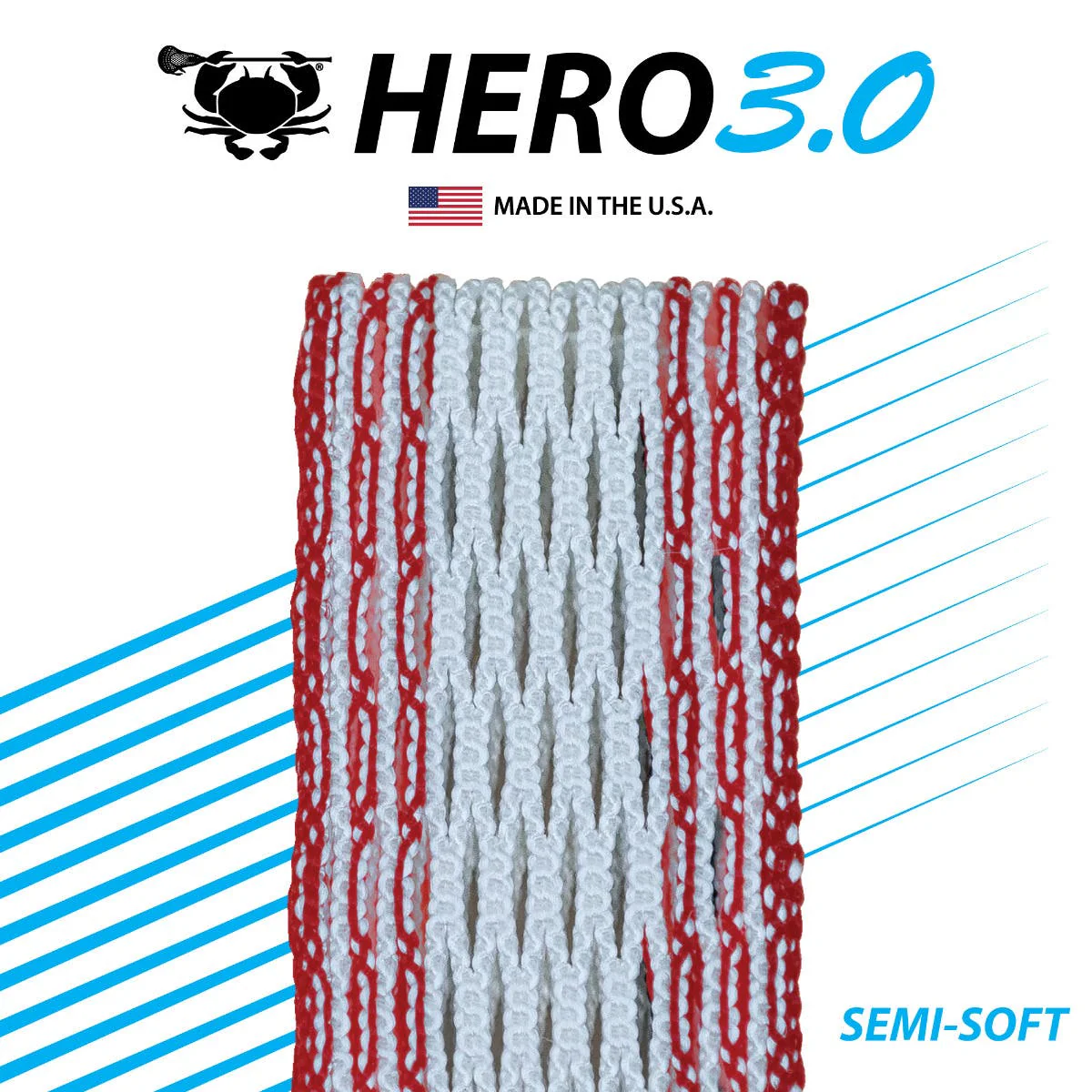 ECD Hero 3.0 Striker Lacrosse Mesh - Image 3