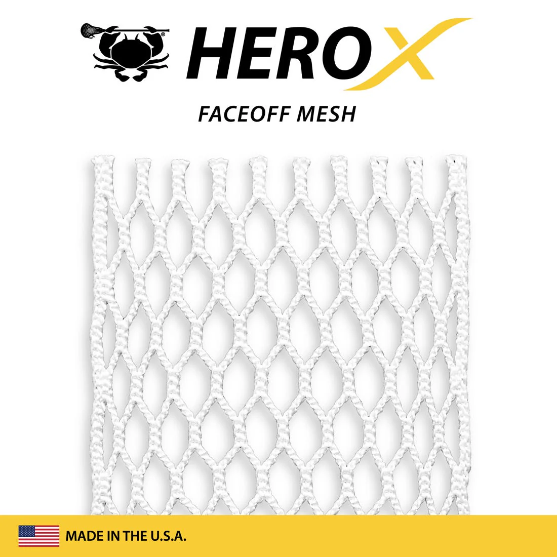 ECD Hero X Faceoff Lacrosse Mesh - Image 2