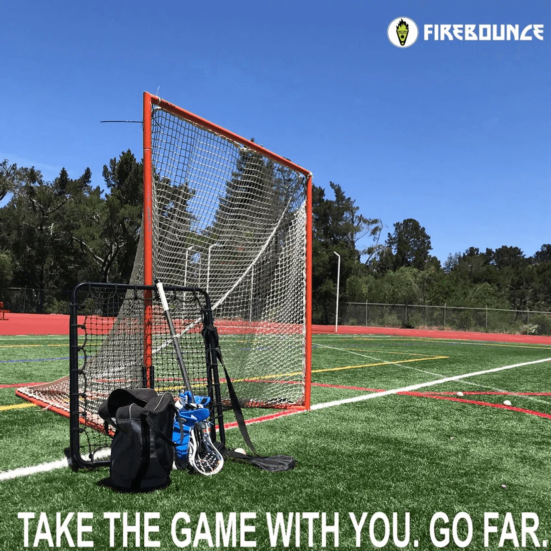 Firebounce Transportable Lacrosse Rebounder - Image 3
