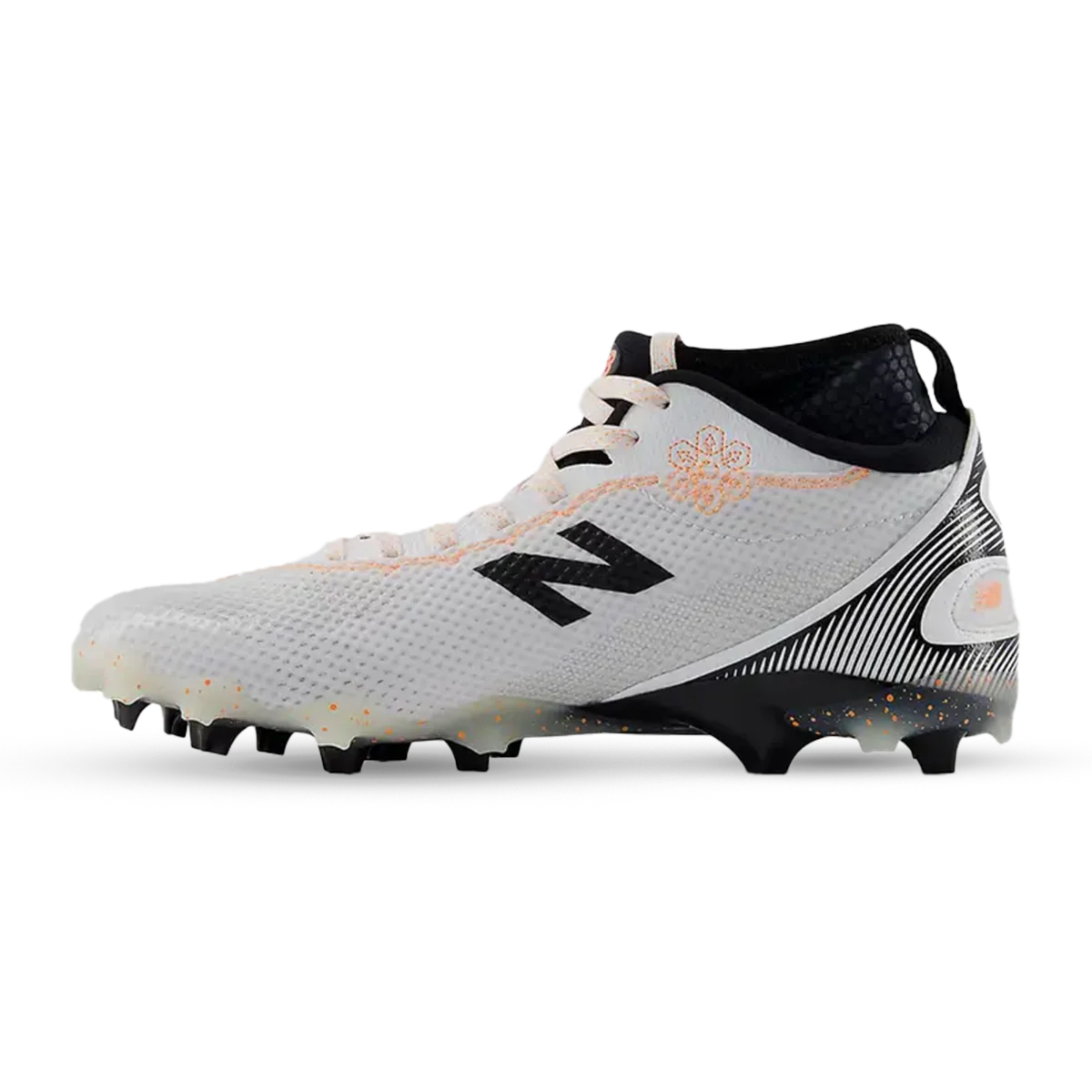 New Balance Freeze 5.0 Lacrosse Mid Cleats - Clementine - Image 3