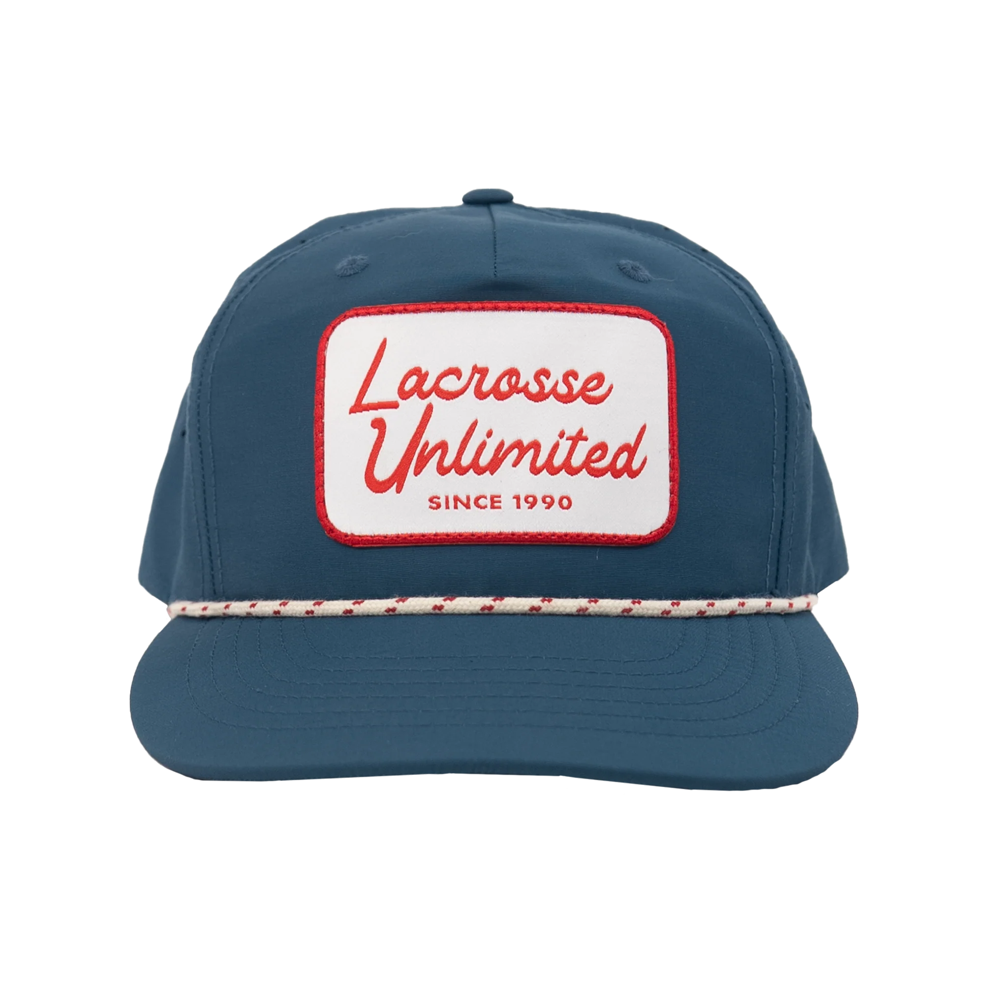 LU Navy Perforated Lacrosse Hat - Image 3