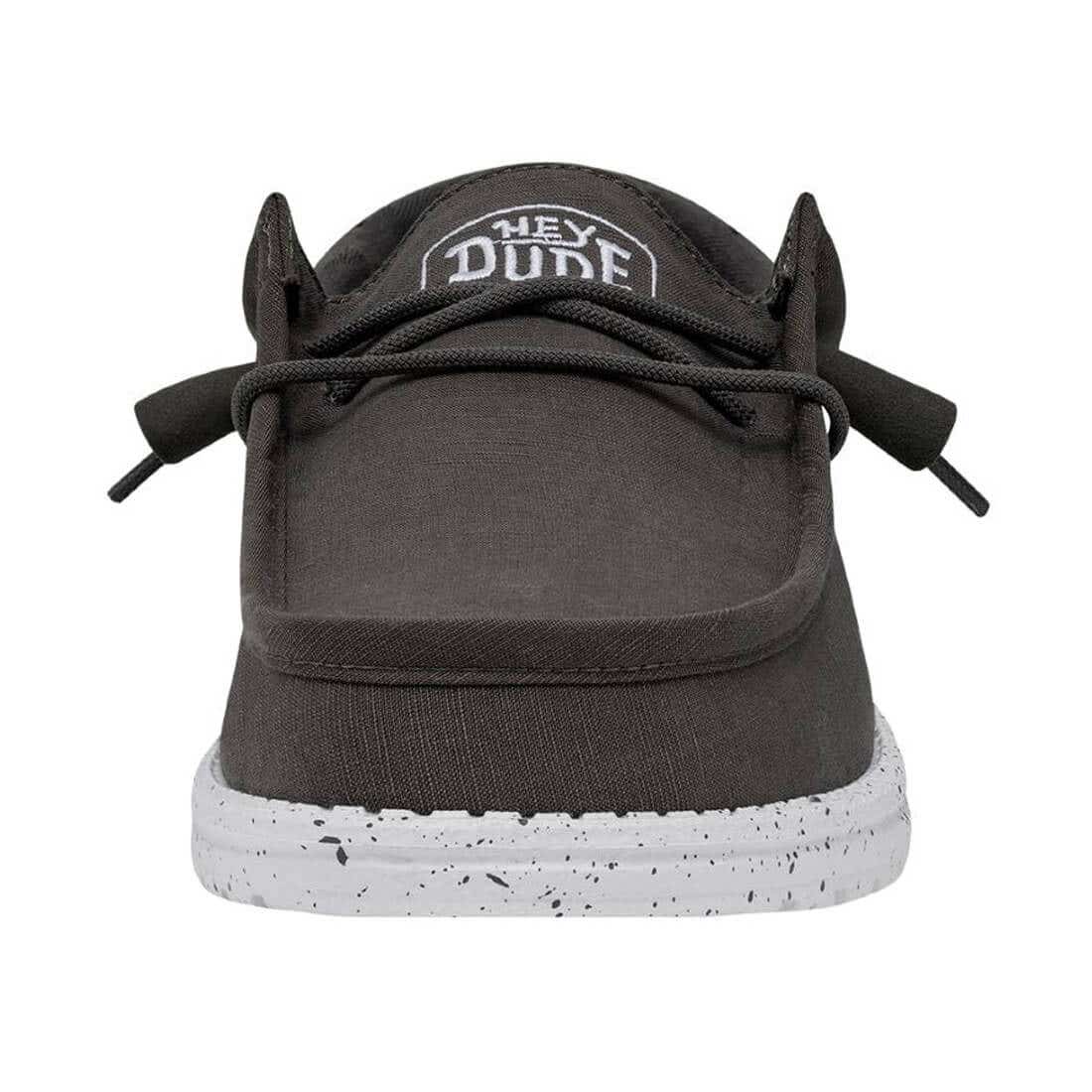 Hey Dude Wally Sub Canvas Dark Grey Shoes - Image 3