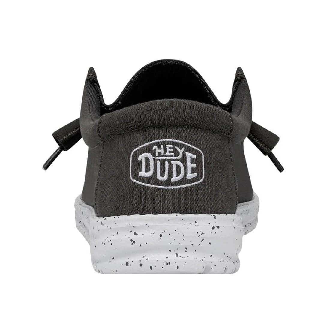 Hey Dude Wally Sub Canvas Dark Grey Shoes - Image 4