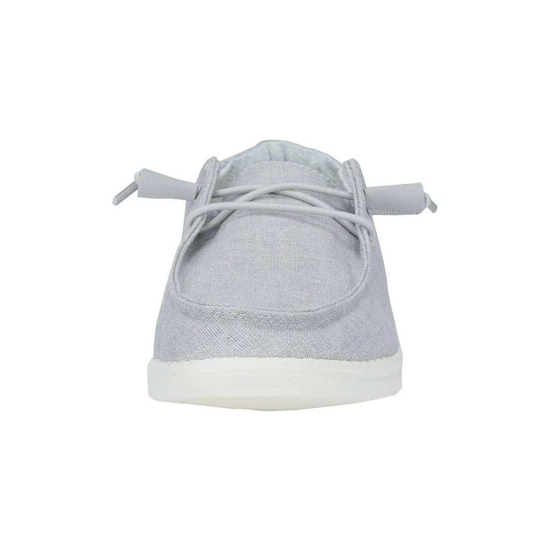 Hey Dudes Wendy Chambray Light Grey Women's Shoes - Image 2