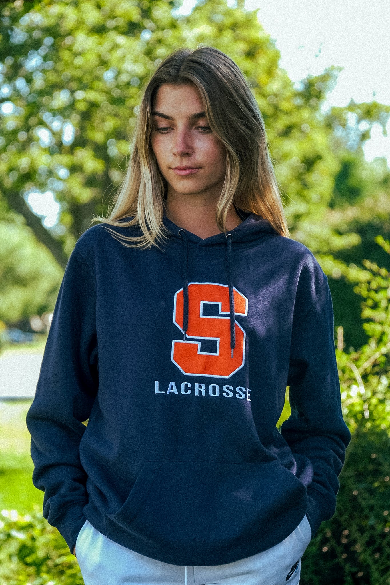 Syracuse Adult Lacrosse Hoodie - Image 4