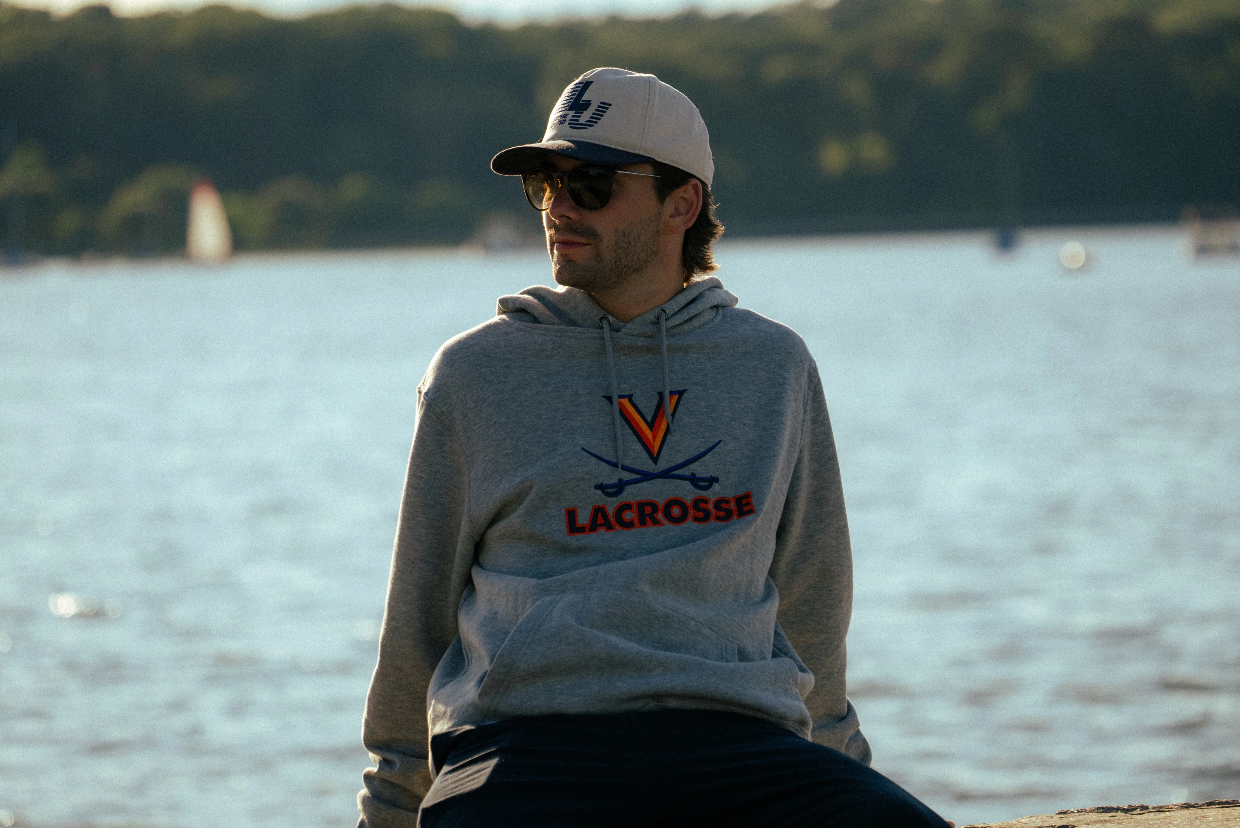 Virginia Adult Lacrosse Hoodie - Image 3