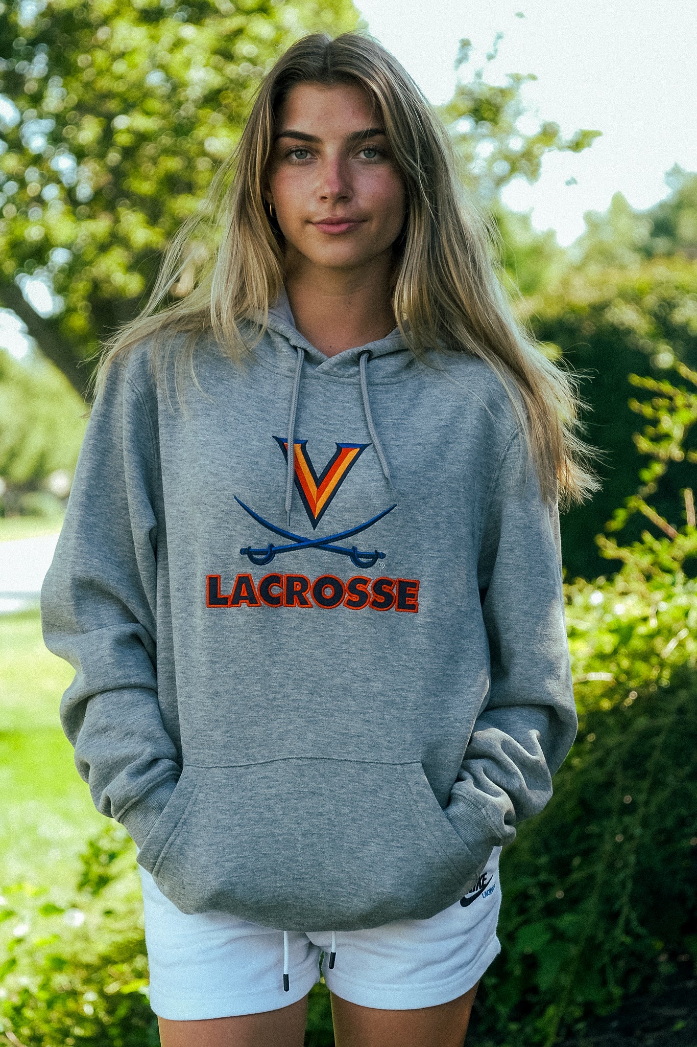 Virginia Adult Lacrosse Hoodie - Image 4