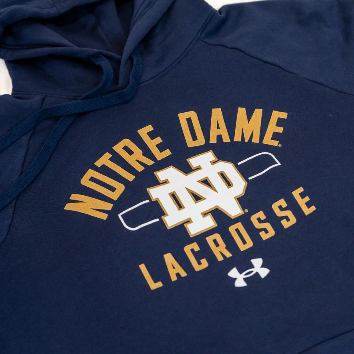 Notre Dame Lacrosse Under Armour Hoodie - Adult - Image 2