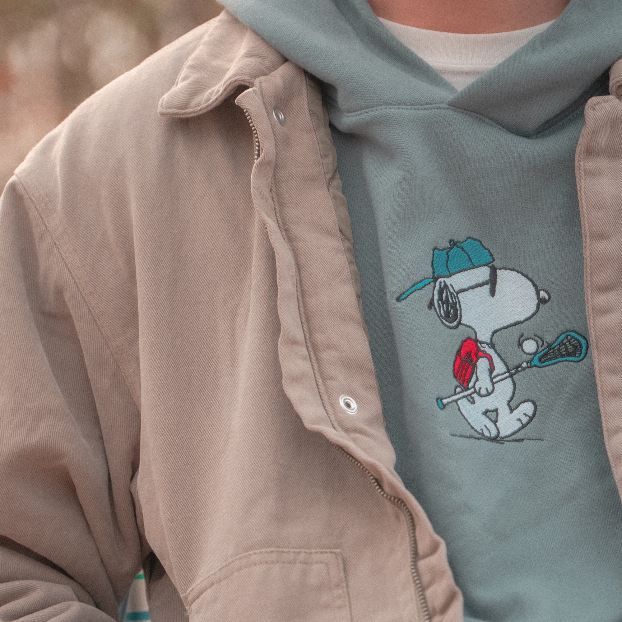 Peanuts Snoopy Chillin Adult Hoodie - Image 4