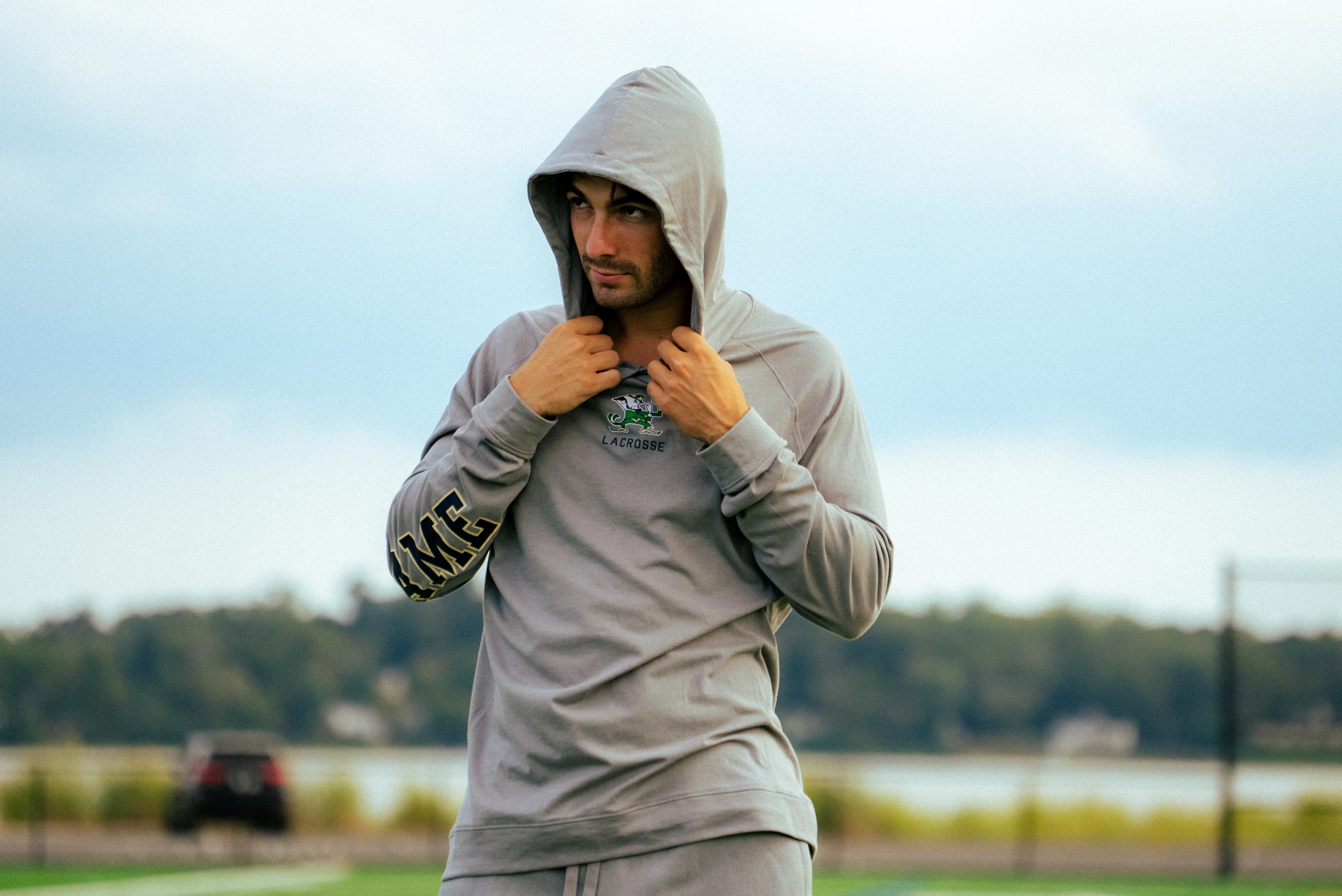 Notre Dame Long Sleeve Hoodie - Image 2