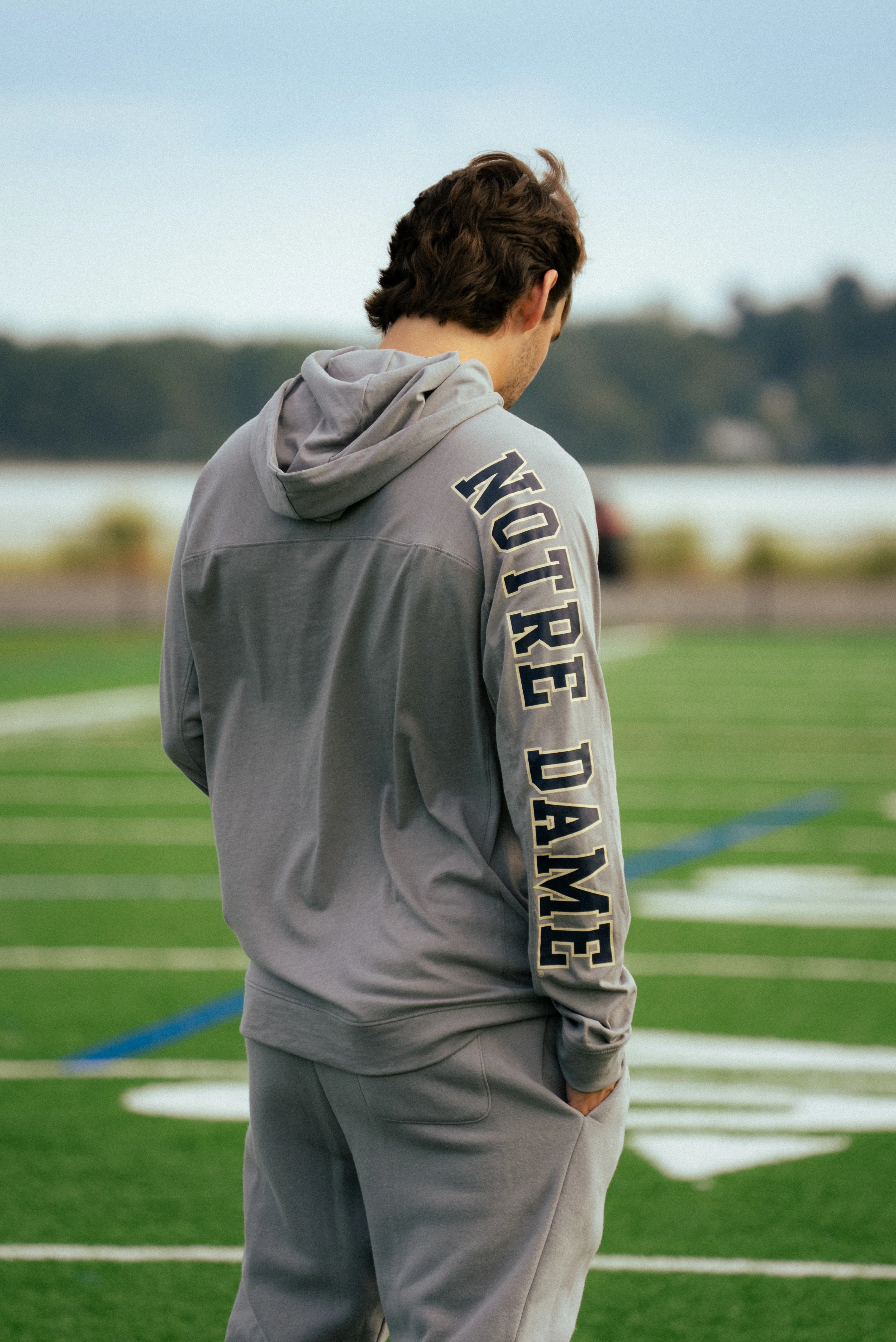 Notre Dame Long Sleeve Hoodie - Image 3