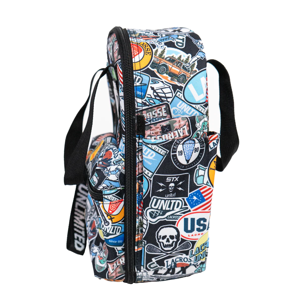 Lacrosse Unlimited Sticker Lunch Bag - Image 3