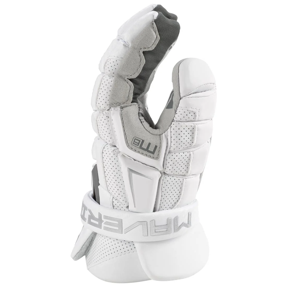 Maverik M6 Lacrosse Gloves - White - Image 3