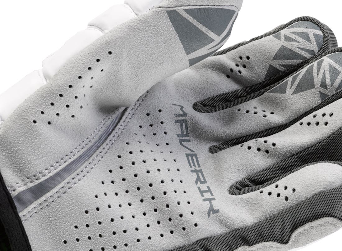 Maverik M6 Lacrosse Gloves - White - Image 4