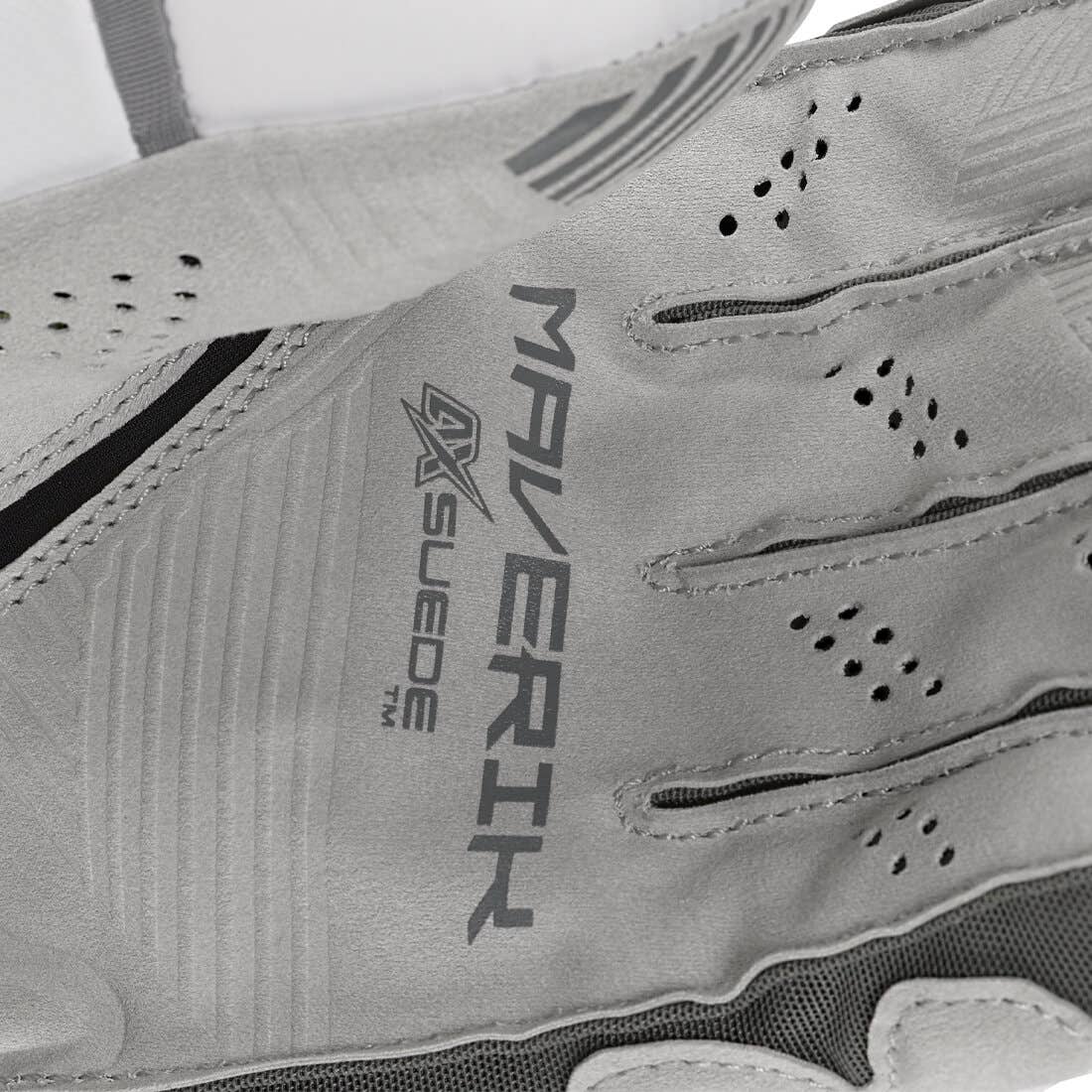Maverik Max Lacrosse Gloves - White - Image 3