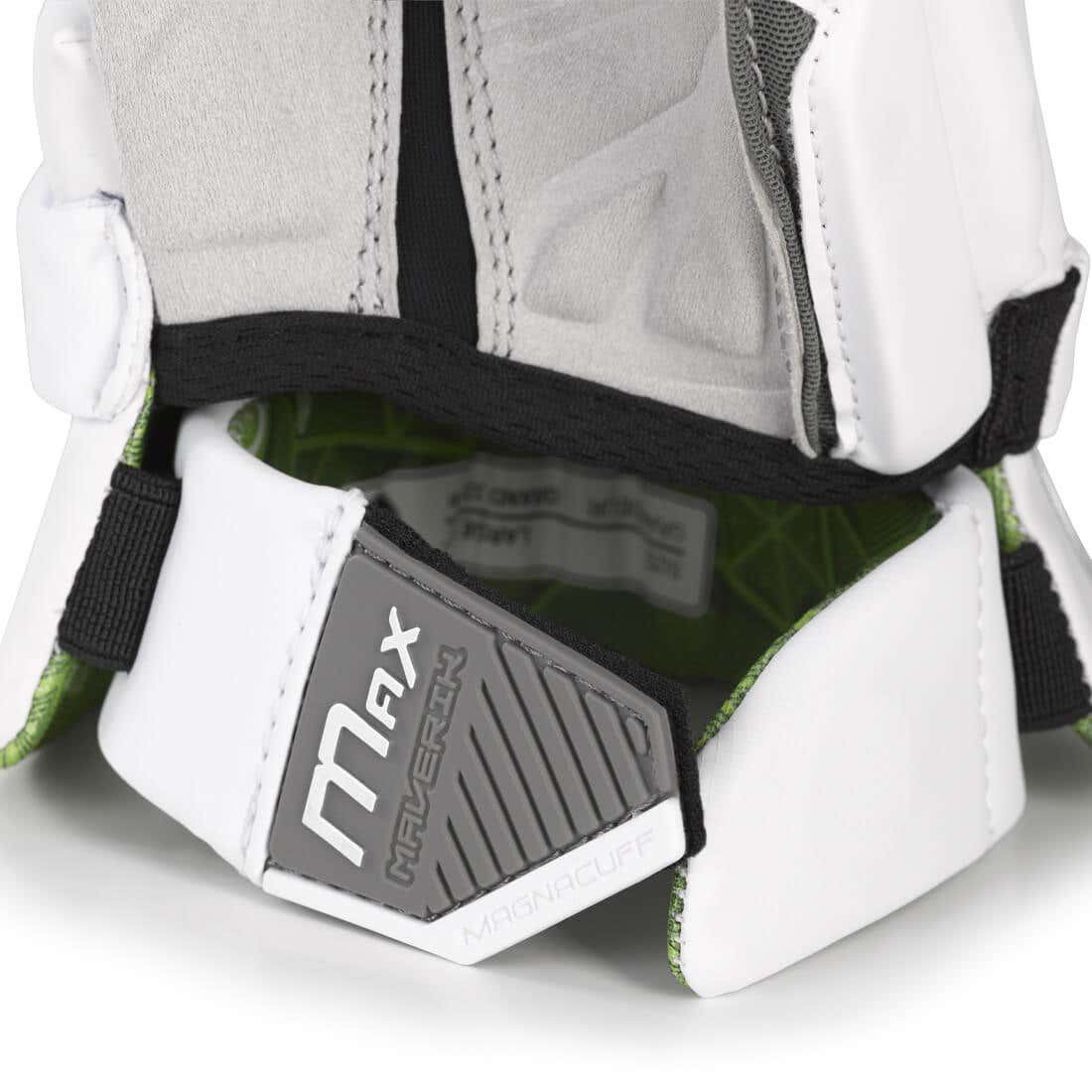 Maverik Max Lacrosse Gloves - White - Image 4