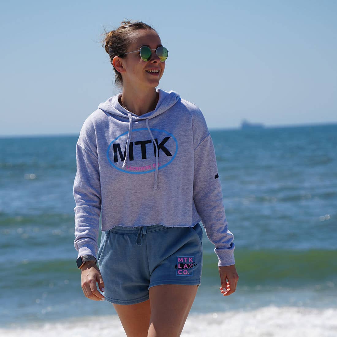 Montauk Women's Lacrosse Cropped Hoodie - Image 2