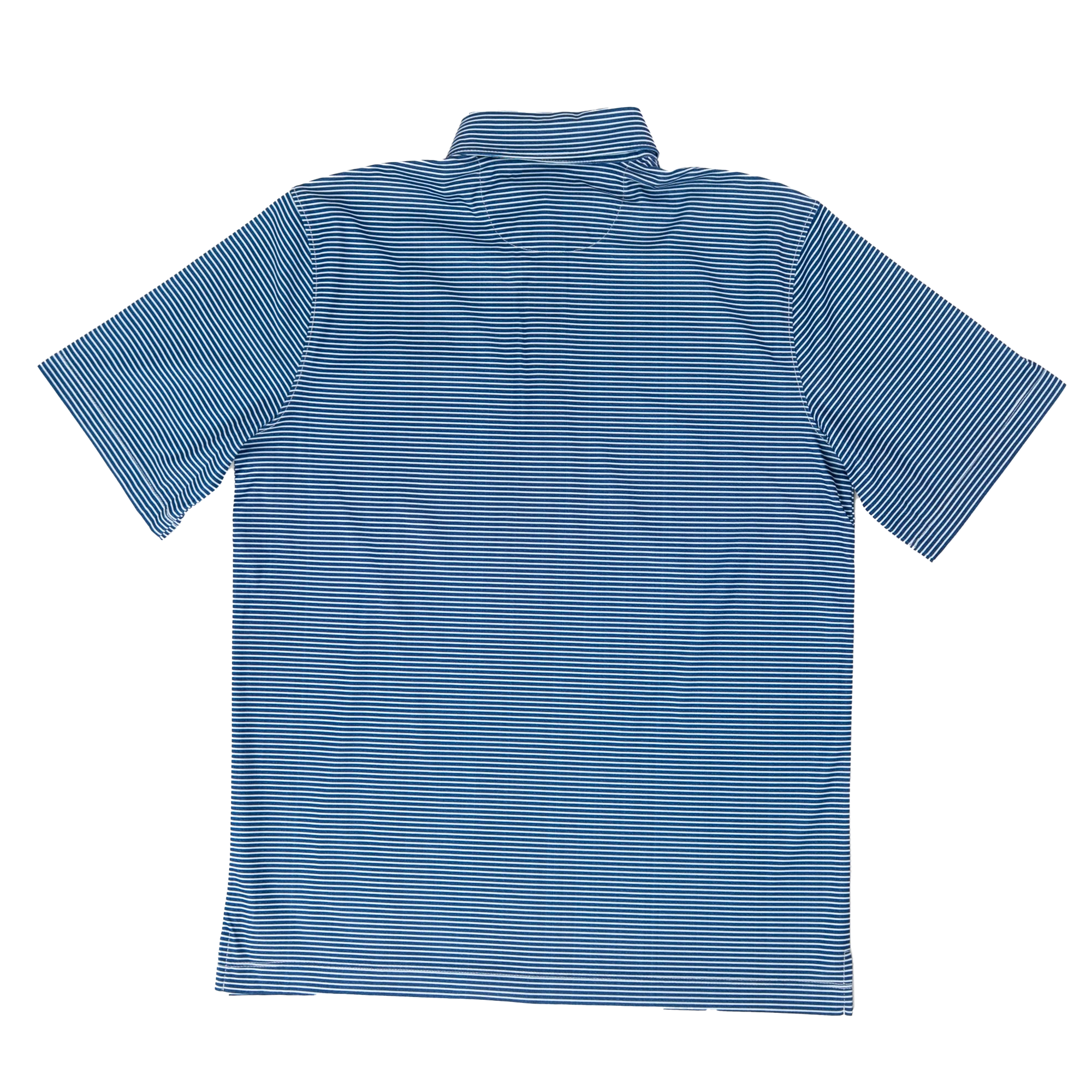 UNLTD Navy Stripe Adult Lacrosse Polo - Image 3