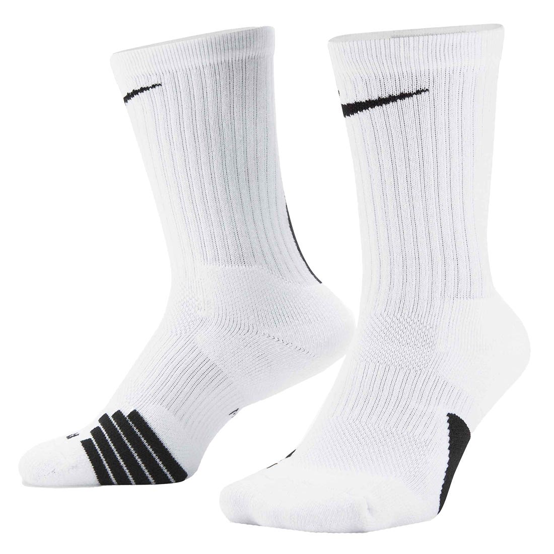 Nike Elite Crew Socks - White/Black - Image 4
