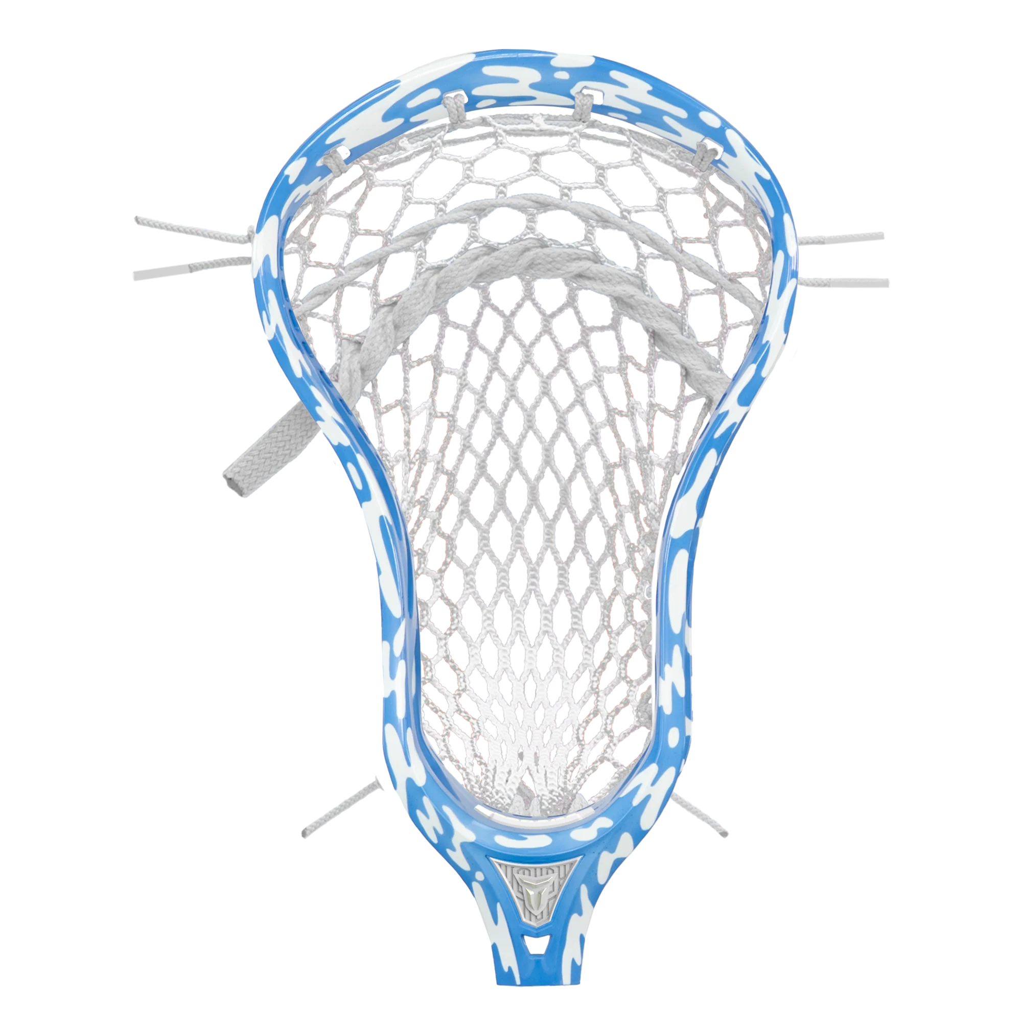 THRONE OMEN Blue Drip Dyed Lacrosse Head