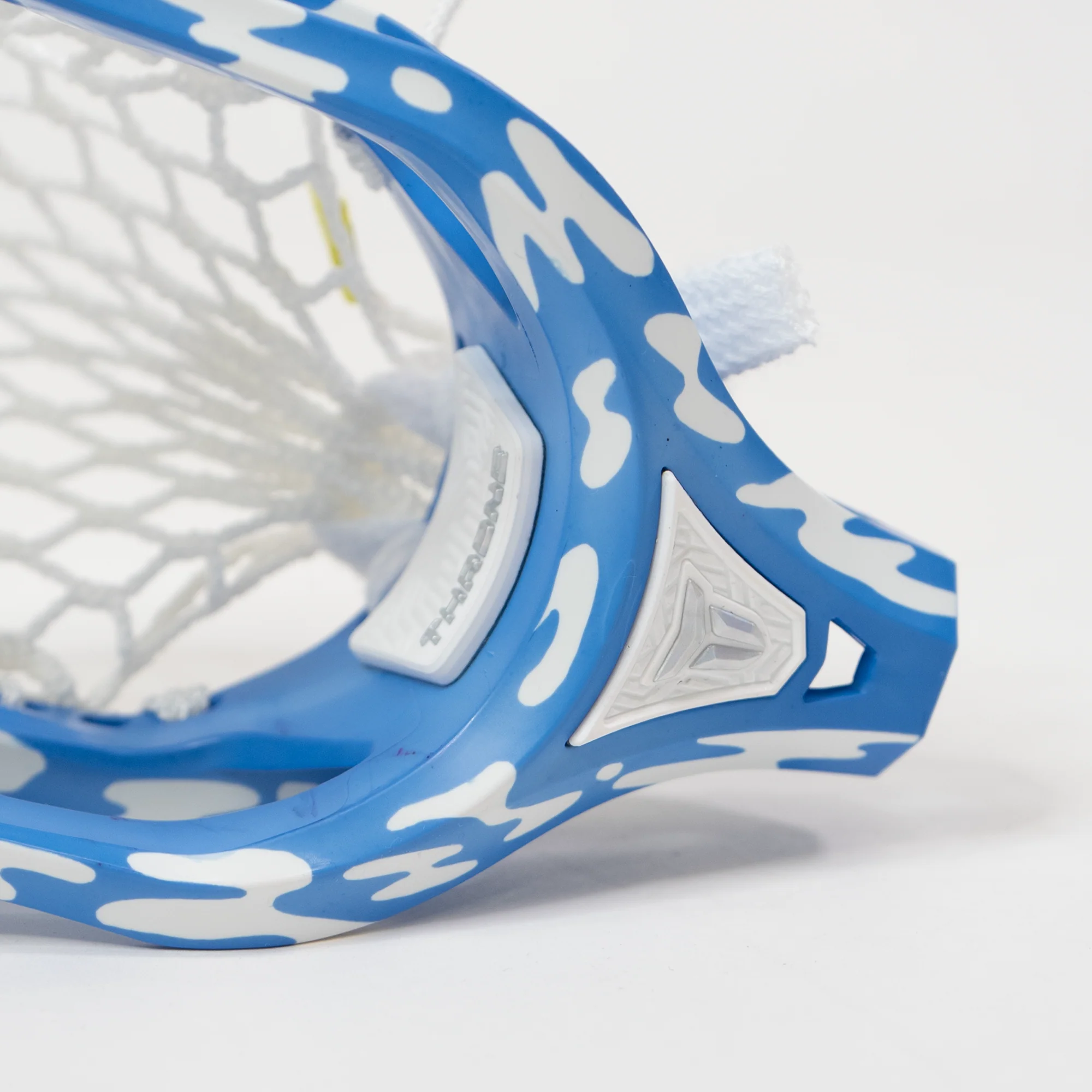 THRONE OMEN Blue Drip Dyed Lacrosse Head - Image 3