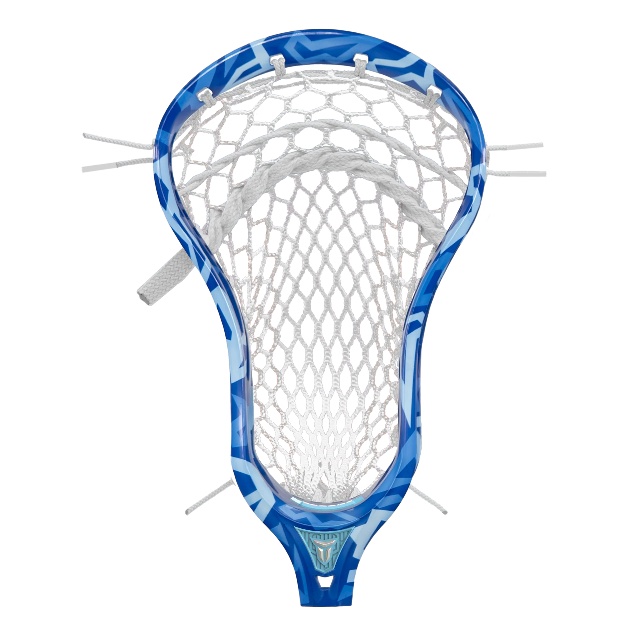 THRONE OMEN Electric Blue Dyed Lacrosse Head