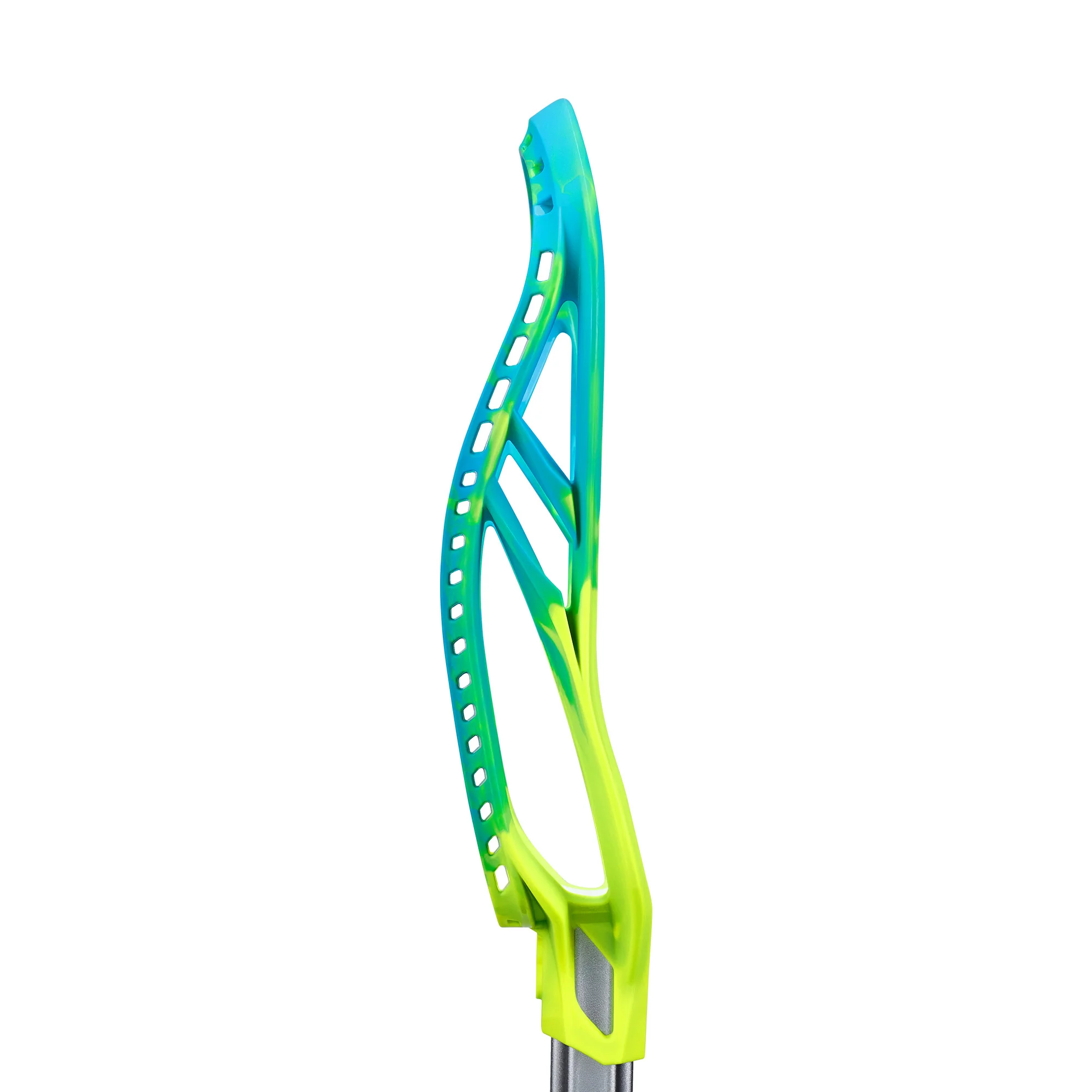Nike L4 Electric/Volt Split Men's Unstrung Lacrosse Head - Image 4