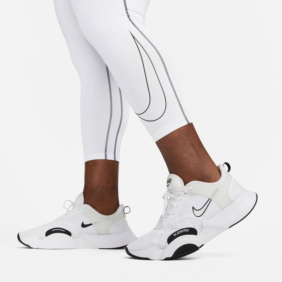 Nike Men's Pro 3/4 Compression Pants - Adult - Image 4