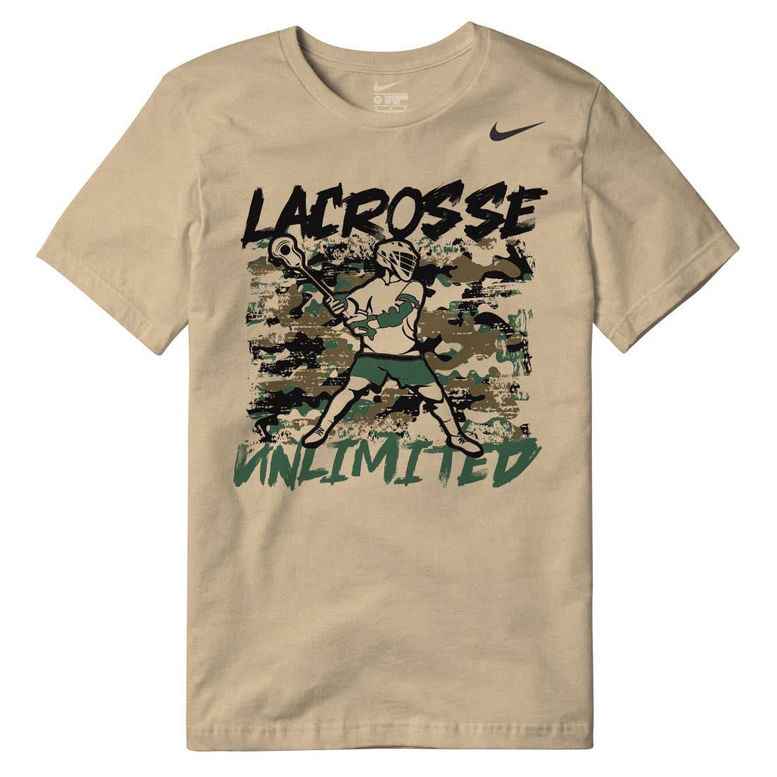 Camo Youth Nike Lacrosse Tee